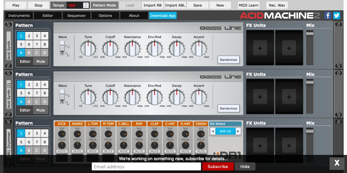 Screenshot: Acid Machine