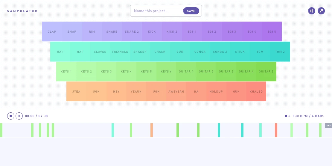 Screenshot: Sampulator