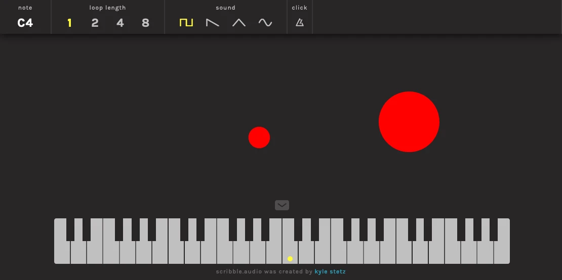 Screenshot: scribble.audio